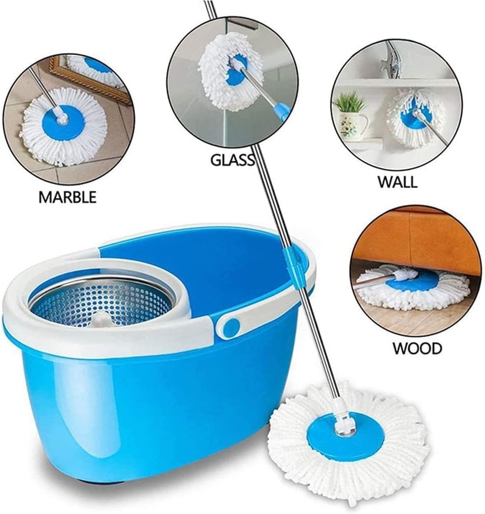 5 PCS Microfiber Replacement Mop Head Spin Mop Head Replacement 5-Pack