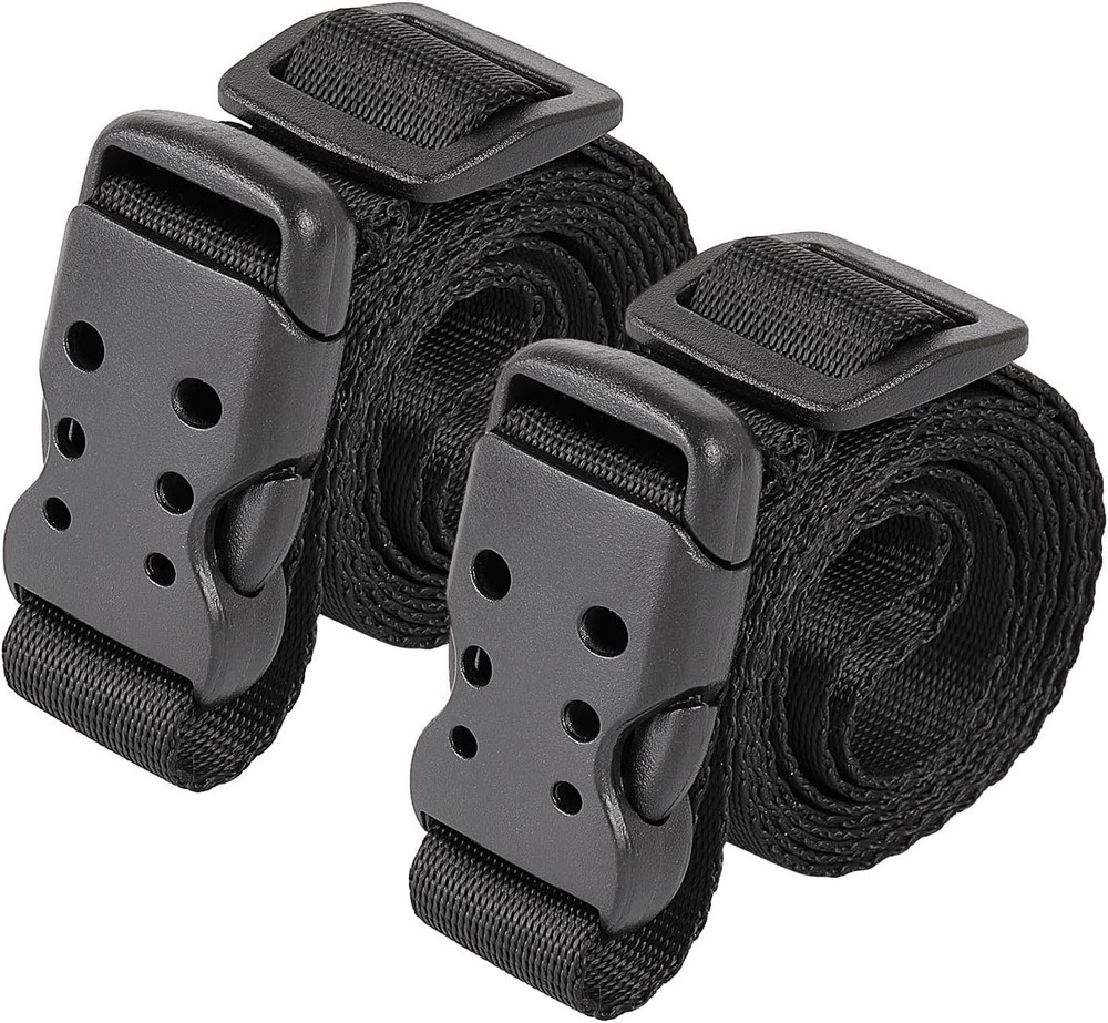 Quick-Release Nylon Utility Straps 2-Pack, 40'' Heavy Duty