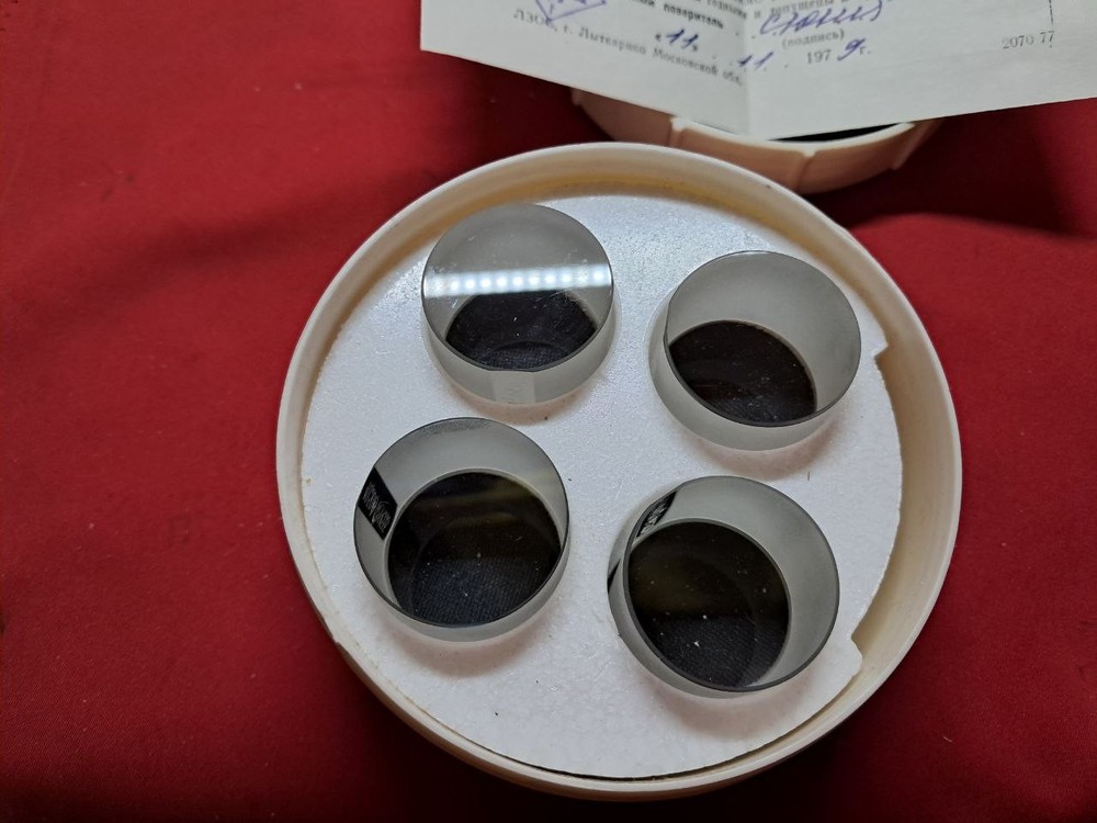Soviet Optical Flat Parallel Row PM-40 GOST 1121-75