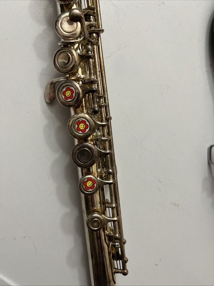 Merano Silver Finish Student Flute With Hard Case