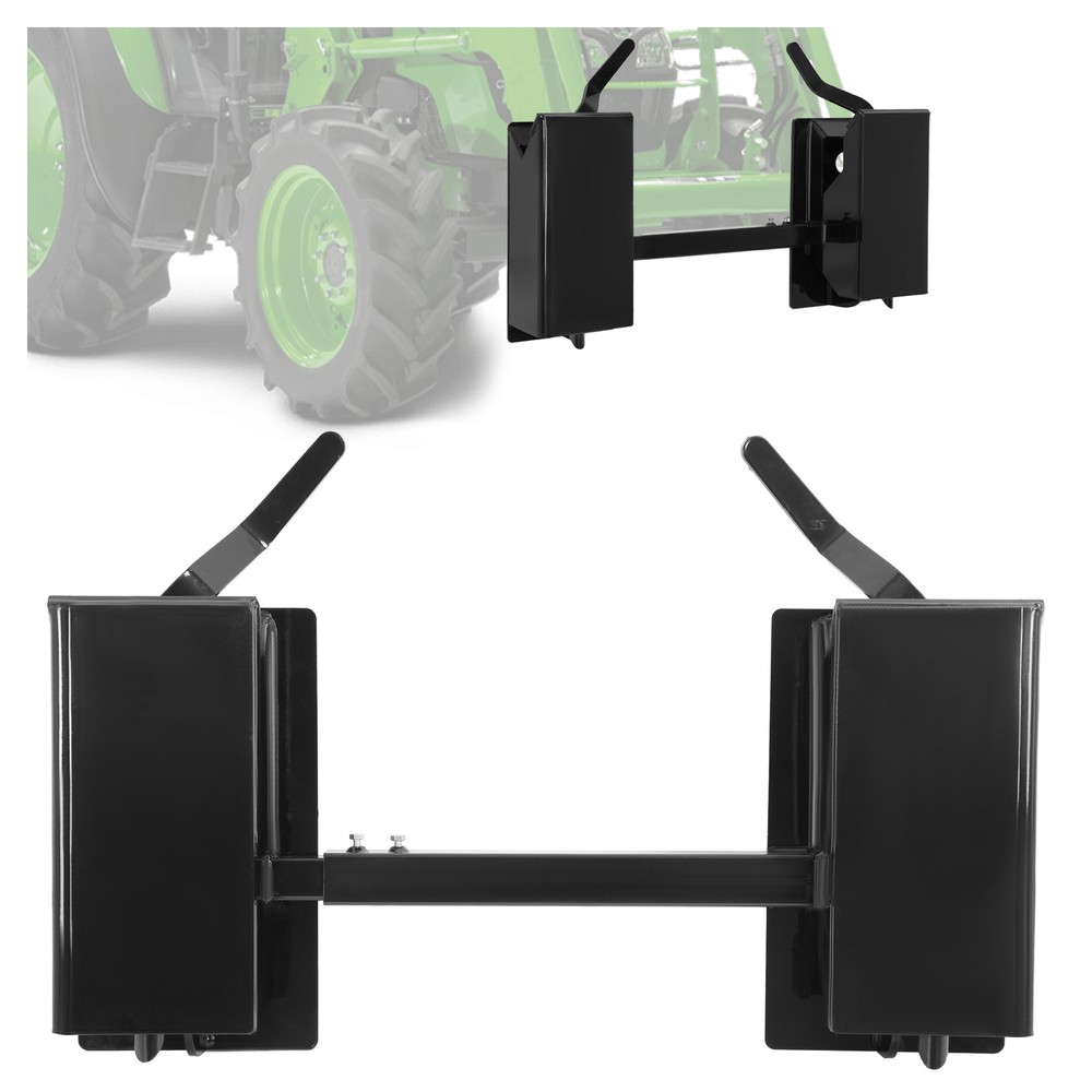 Adjustable Quick Tach Conversion Adapter Attach For Skid Steer Loader 4000LBS