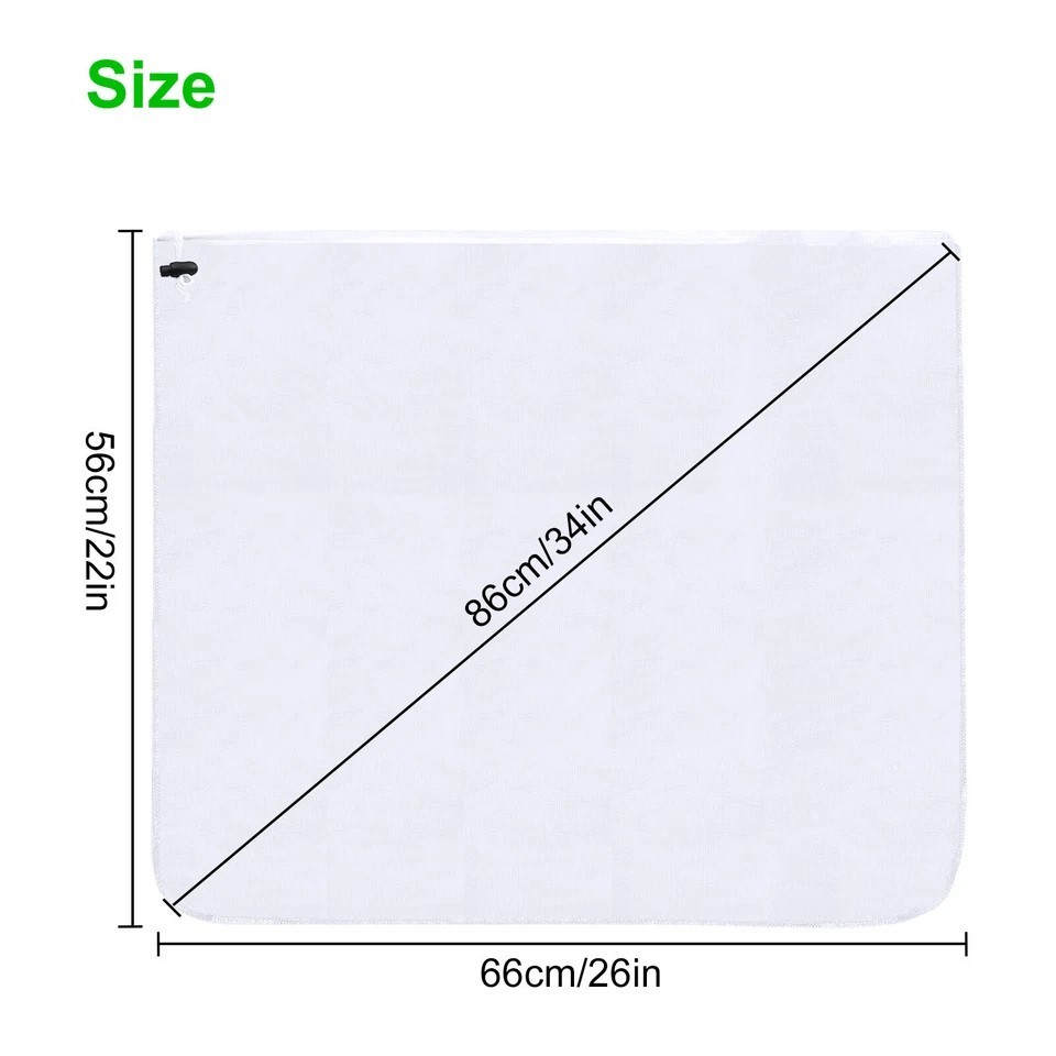 3x Drawstring Straining Brew Bag Extra Large Fine Mesh for Fruit Grape Wine Beer