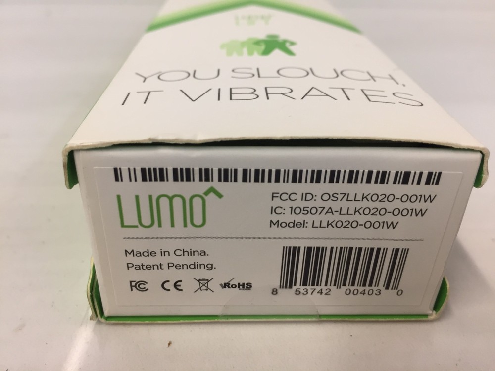 Lumo Lift Posture Coach & Activity Tracker - You Slouch It Vibrates!