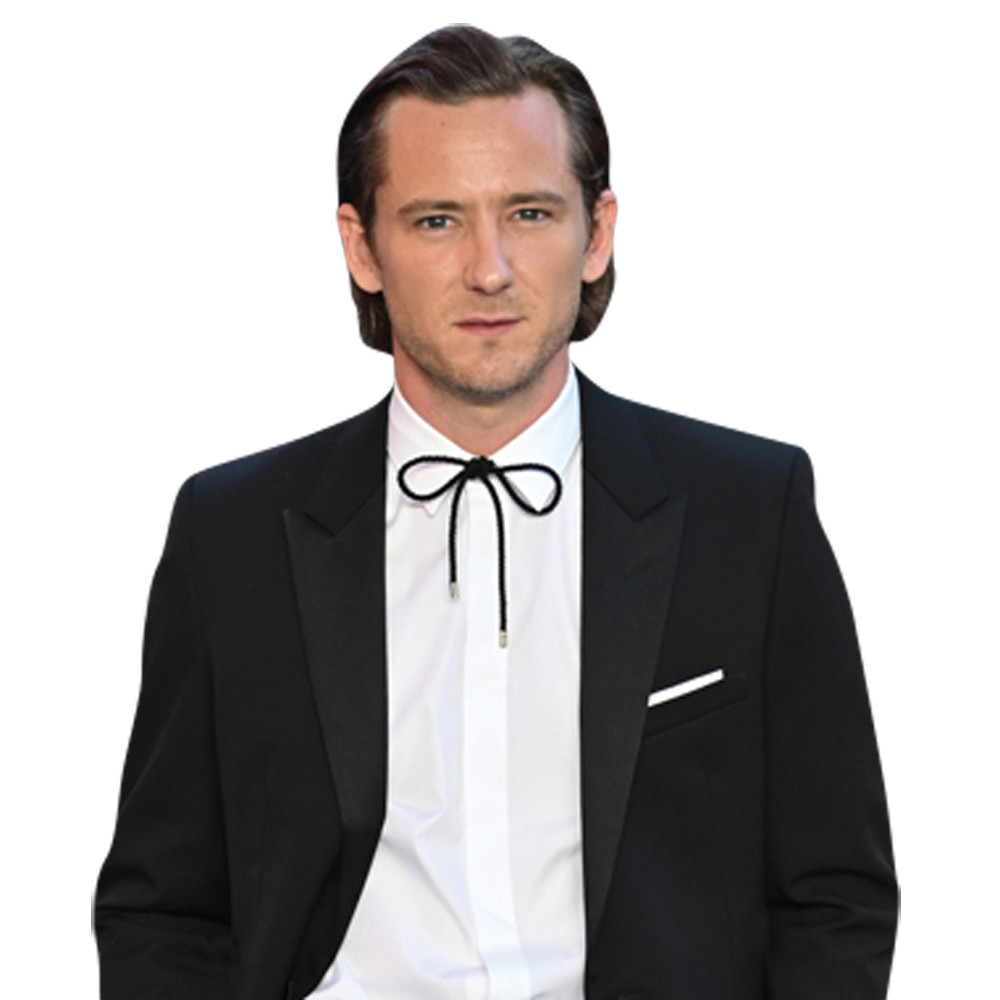 Lewis Pullman (White Shirt) Half Body Buddy Cutout