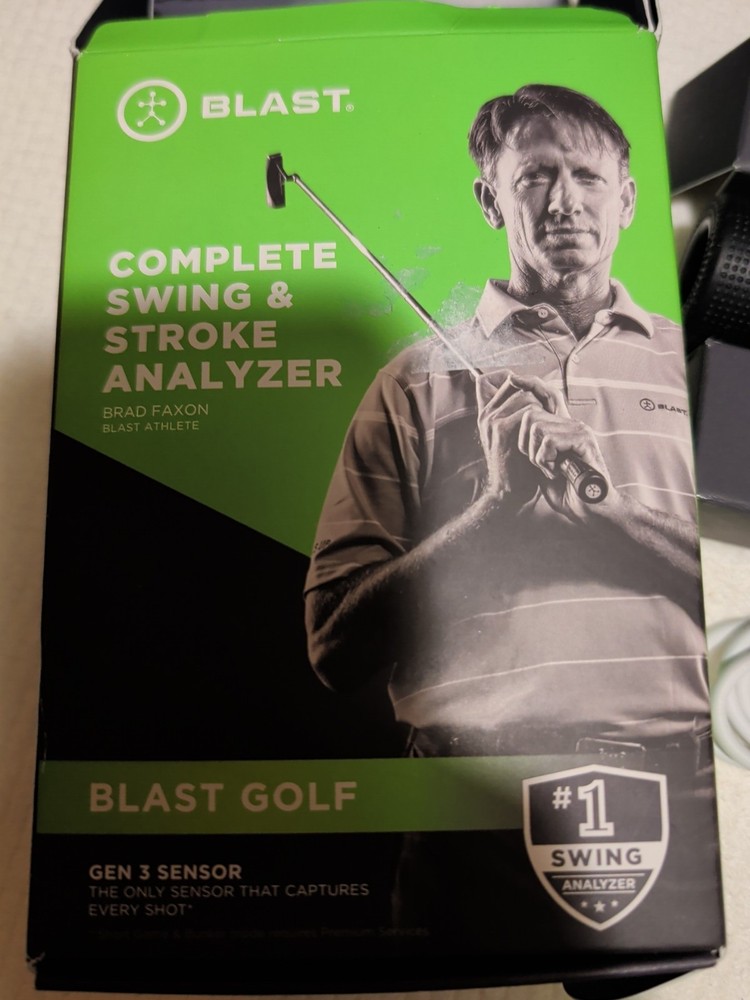 Blast Complete Golf Swing and Stroke Analyzer (Brad Faxon) Complete Open Box