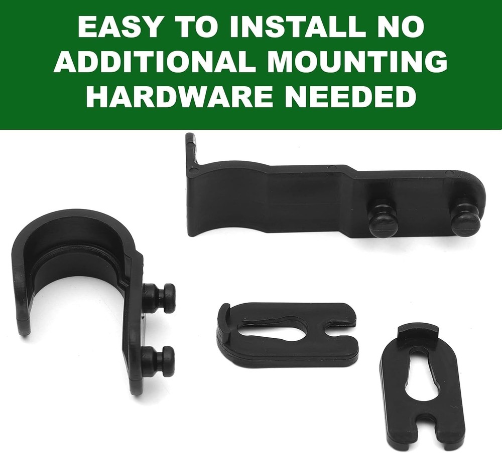 Mailbox Latch Replacement Kit - Durable Clip-On Set for Standard Mailboxes