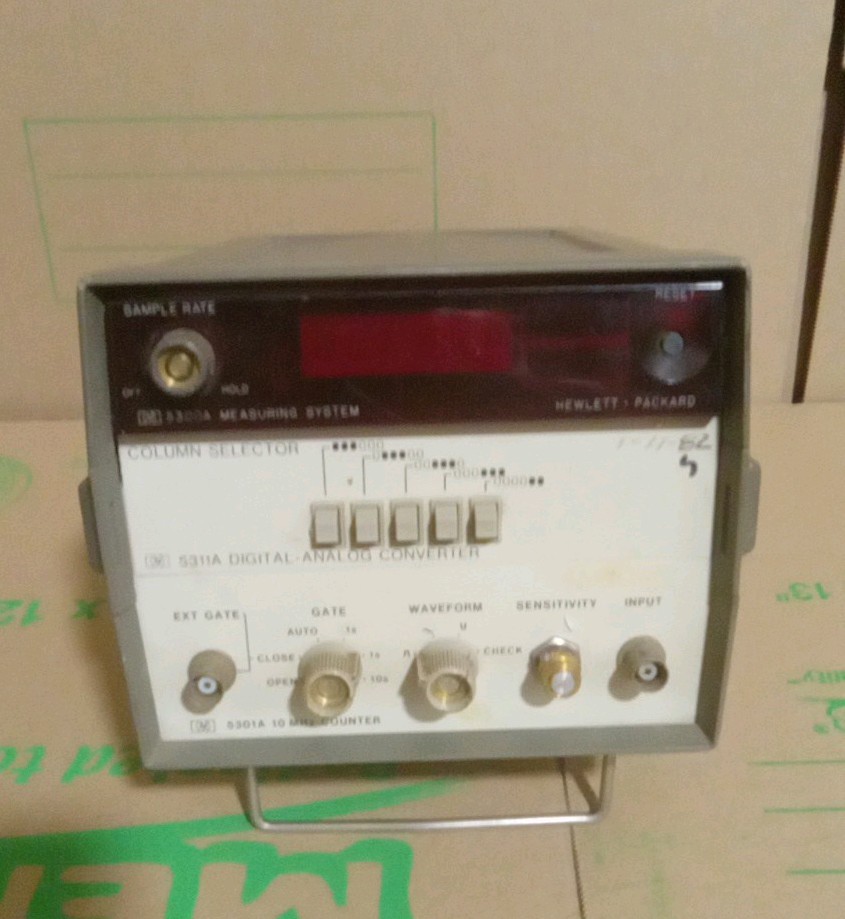 Hewlett Packard HP 5300A Measuring System 5301A 10MHz Counter