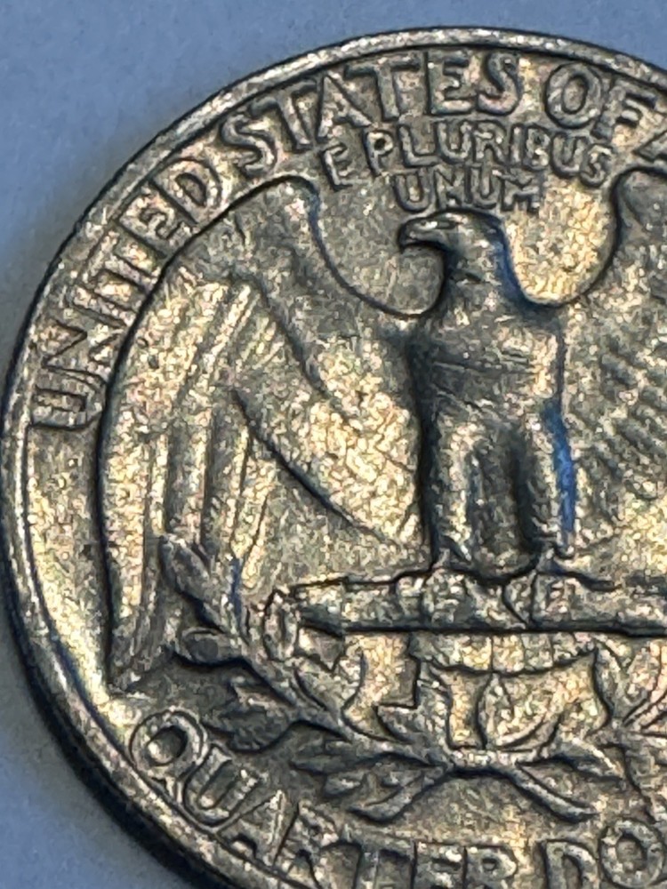 1966 Quarter No Mint Mark & Rim Error Very Rare Multiple Errors