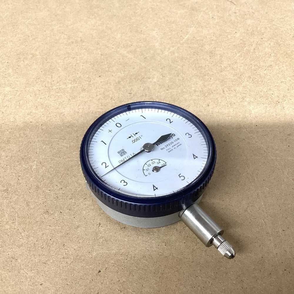 Mitutoyo 2923SB-10 Dial Indicator, .050" Range, .0001" Resolution Untested