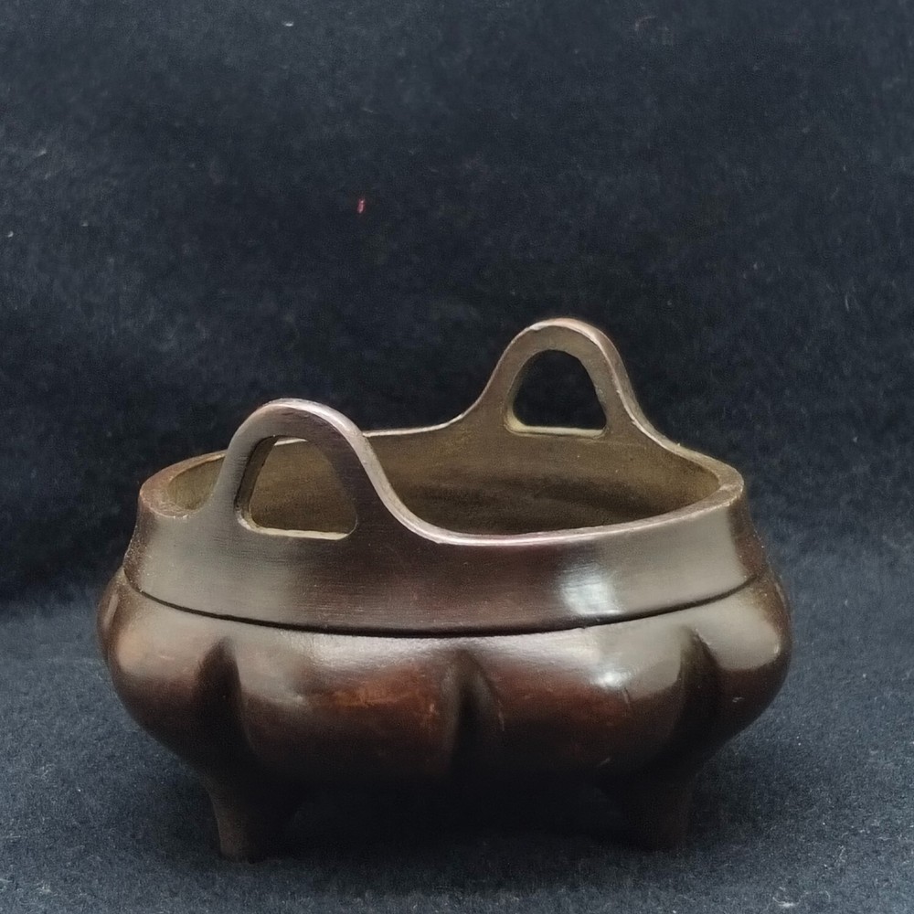 Large pumpkin incense burner