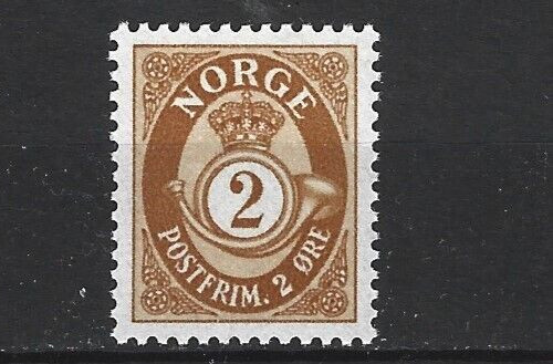 1941 NORWAY Posthorn 2 øre,  NK 238  MNH
