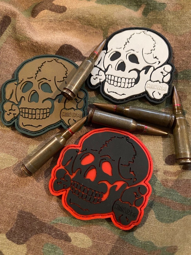 PVC tactical military morale patch "Skull"