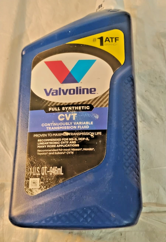 Valvoline CVT Full Synthetic Continuously Variable Transmission Fluid 1 Quart