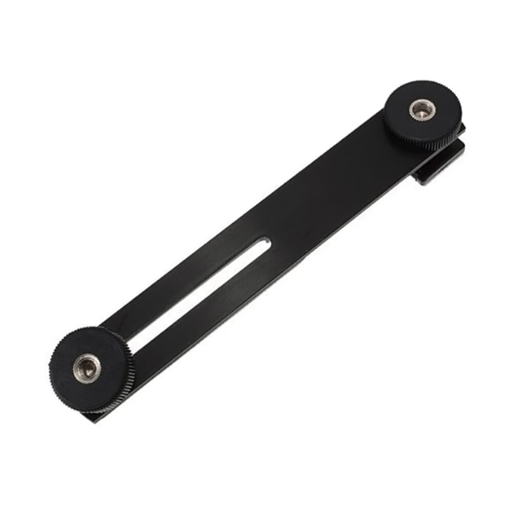 Double-head Bracket Flash Light Stand Mounted Flashlight Dual Camera