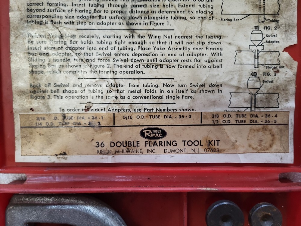 Rimac Tools 36 Double Flaring Kit