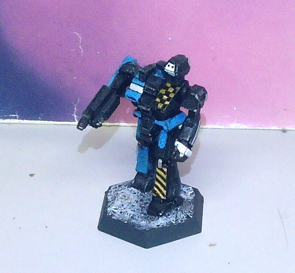 BATTLETECH HELLHOUND MECH (RAL PARTHA, METAL, PAINTED)