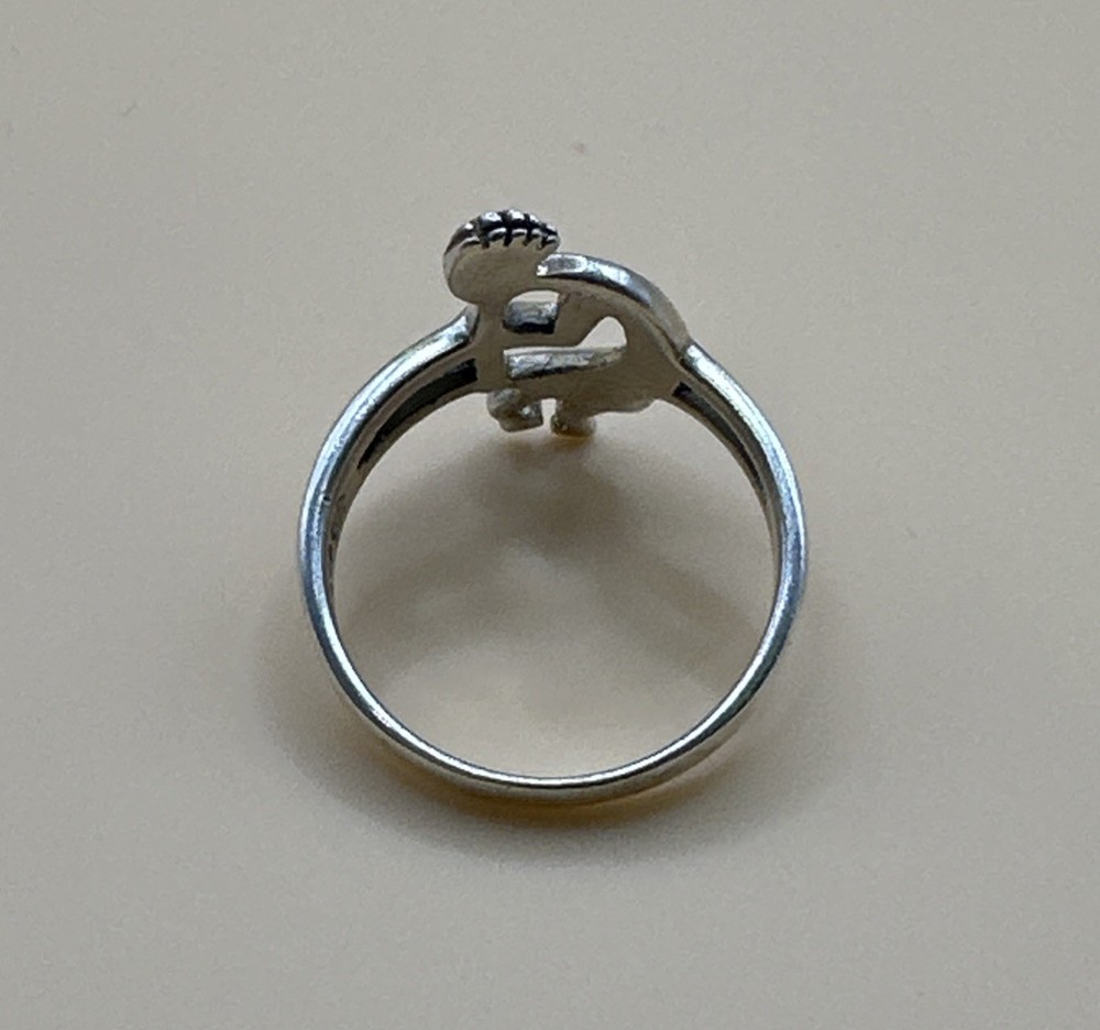 925 Sterling Silver Kokopelli Ring /Size 10.5