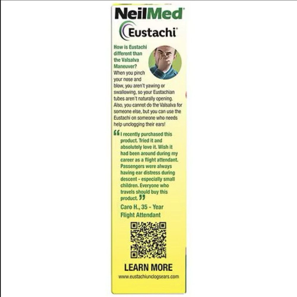 NeilMed Eustachi Pop Blocked Ear Safely - 1 Count