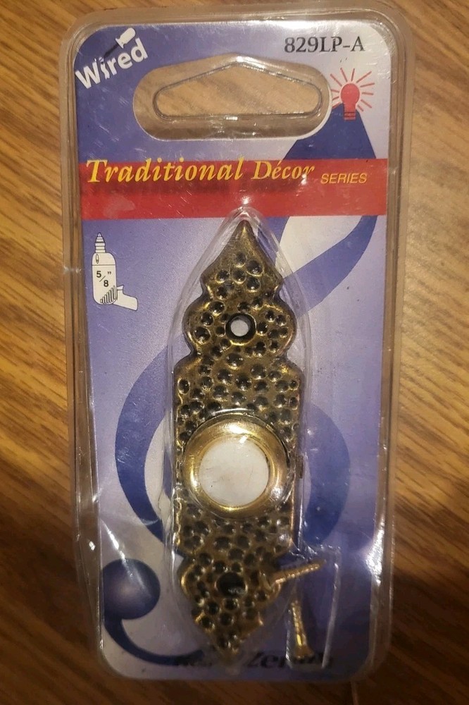 Vintage doorbell, face plate/button