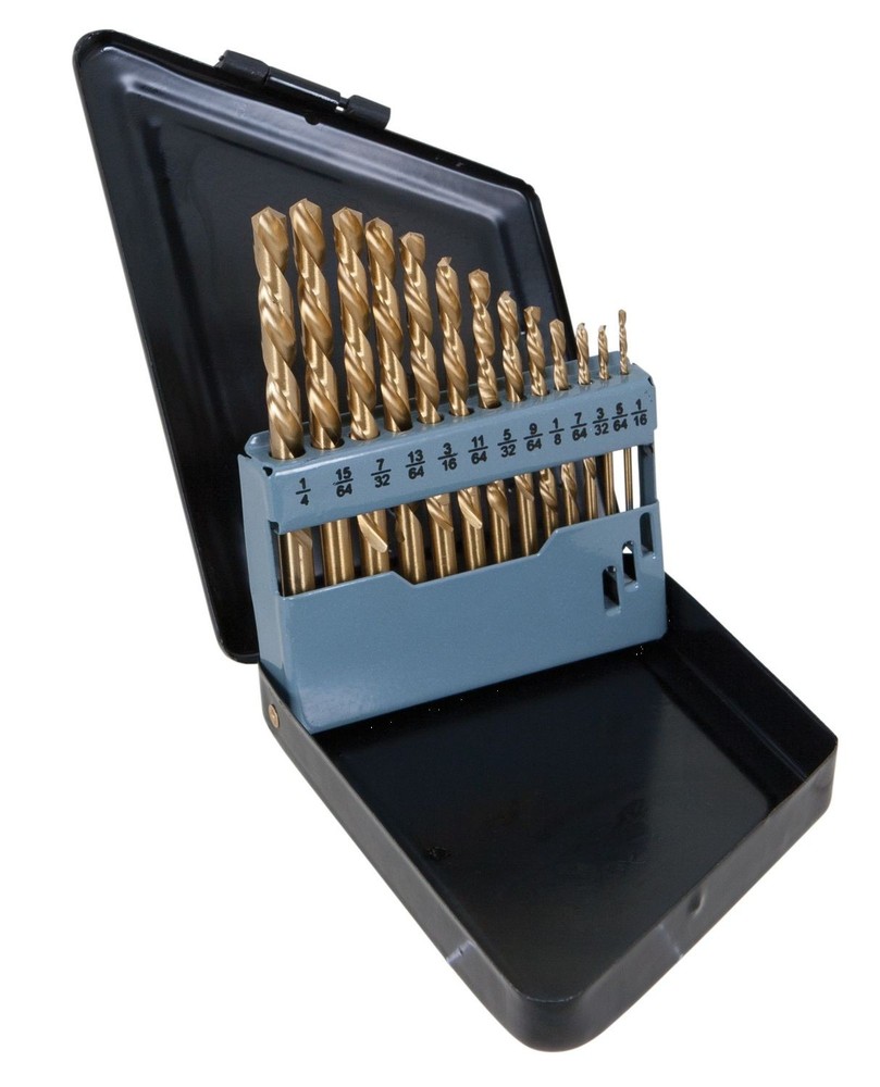 Performance Tool W9011 13 Piece Left Handed Drill Bit set