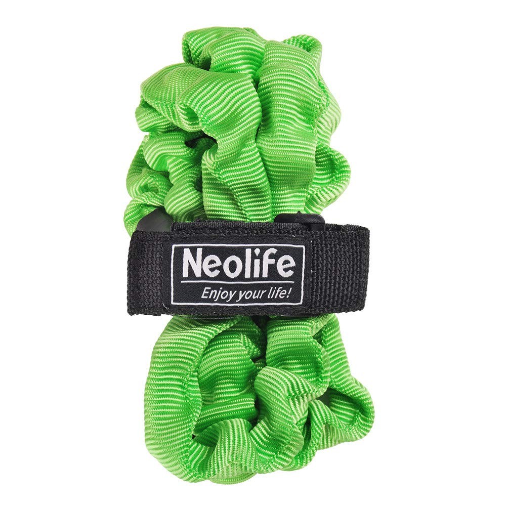 WONITAGO Stretchable Kayak Paddle Leash, Coiled Rod 49-75"(1 Pack), Green