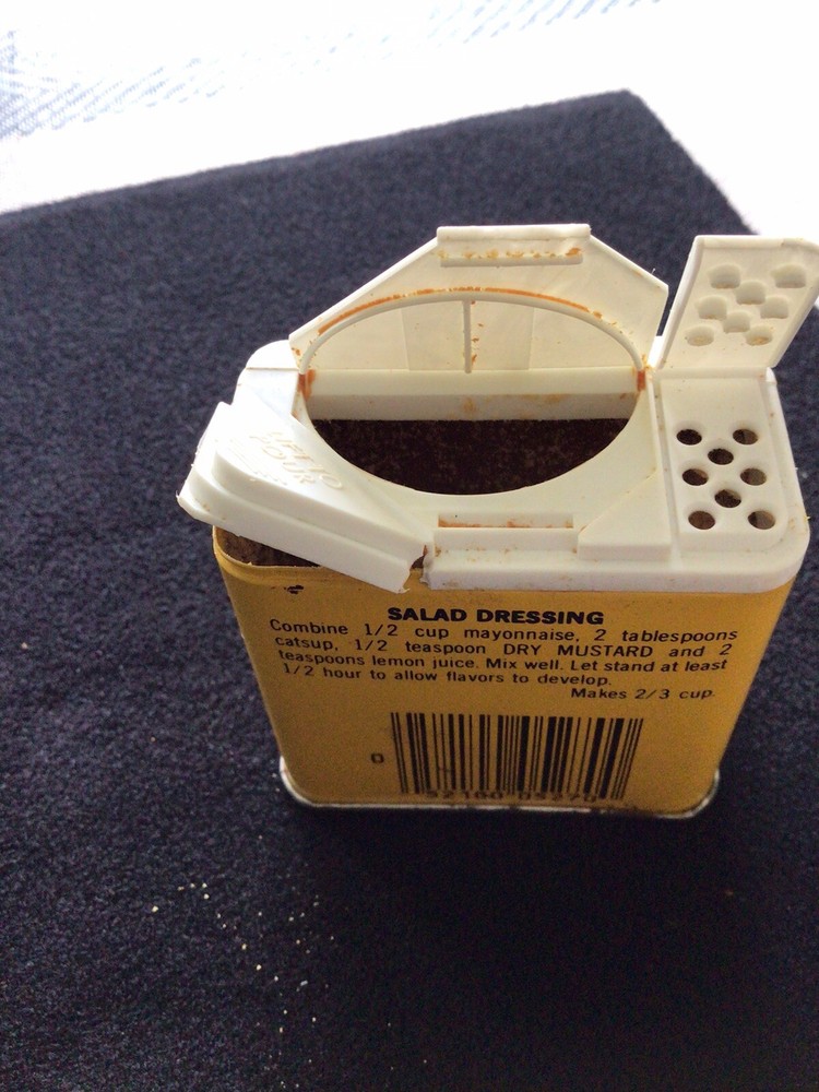 Vintage McCormick Double Superfine Mustard Tin From 1977
