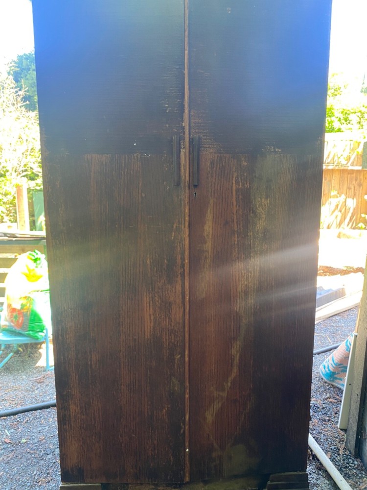 Art deco gentelmans steamer trunk