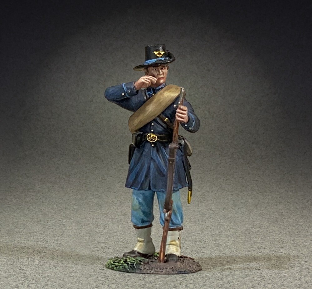 BRITAINS CIVIL WAR UNION 31413 UNION IRON BRIGADE STANDING LOADING