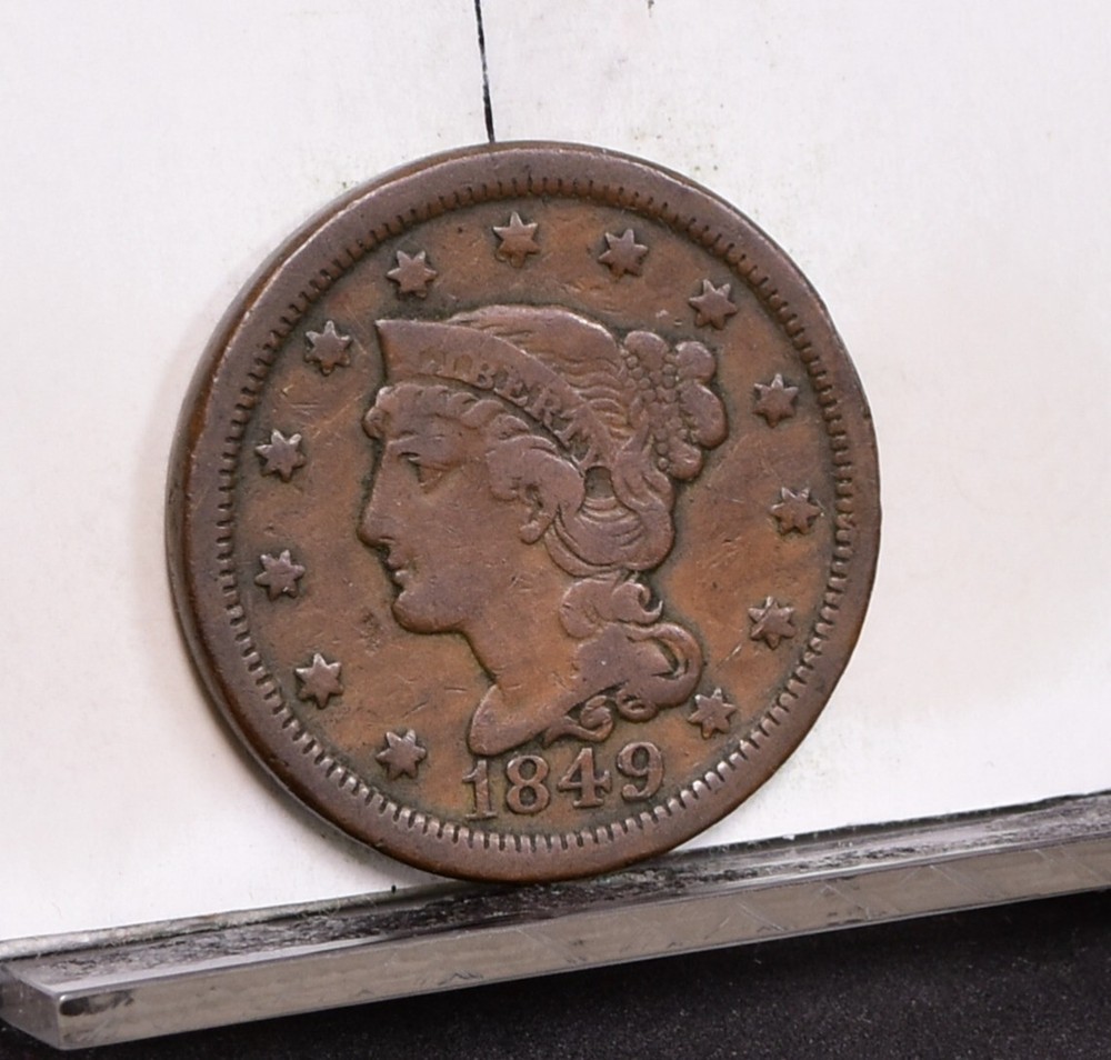 1849 Large Cent - Fine (#57818-L)