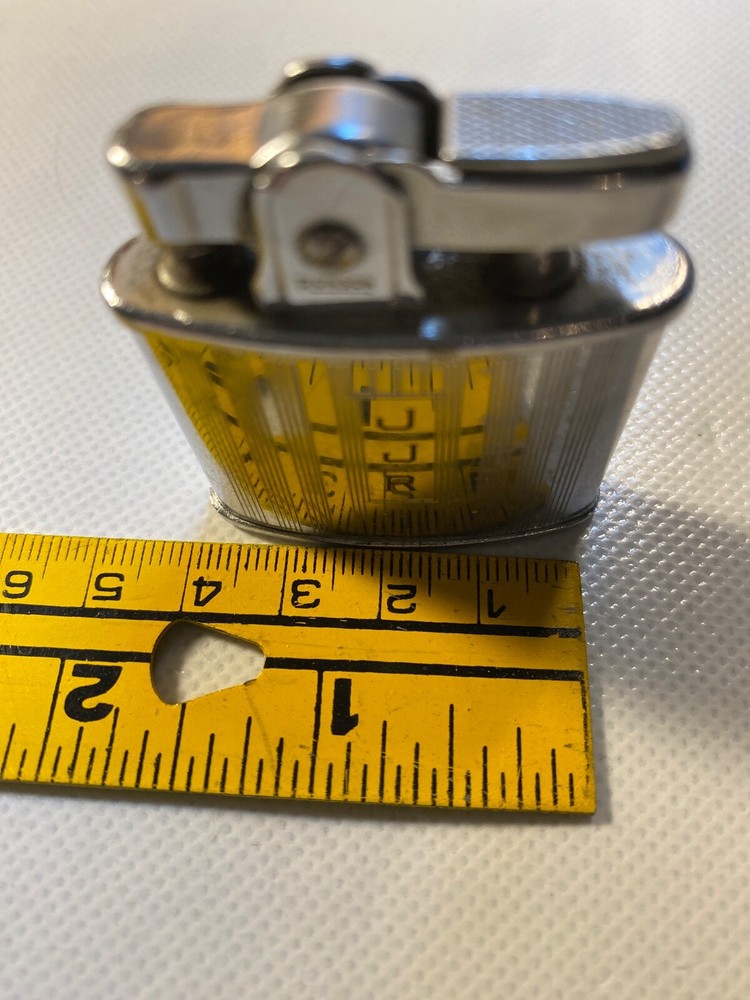 1952 Vintage Ronson Cigarette Lighter: Monogrammed JJR UNTESTED