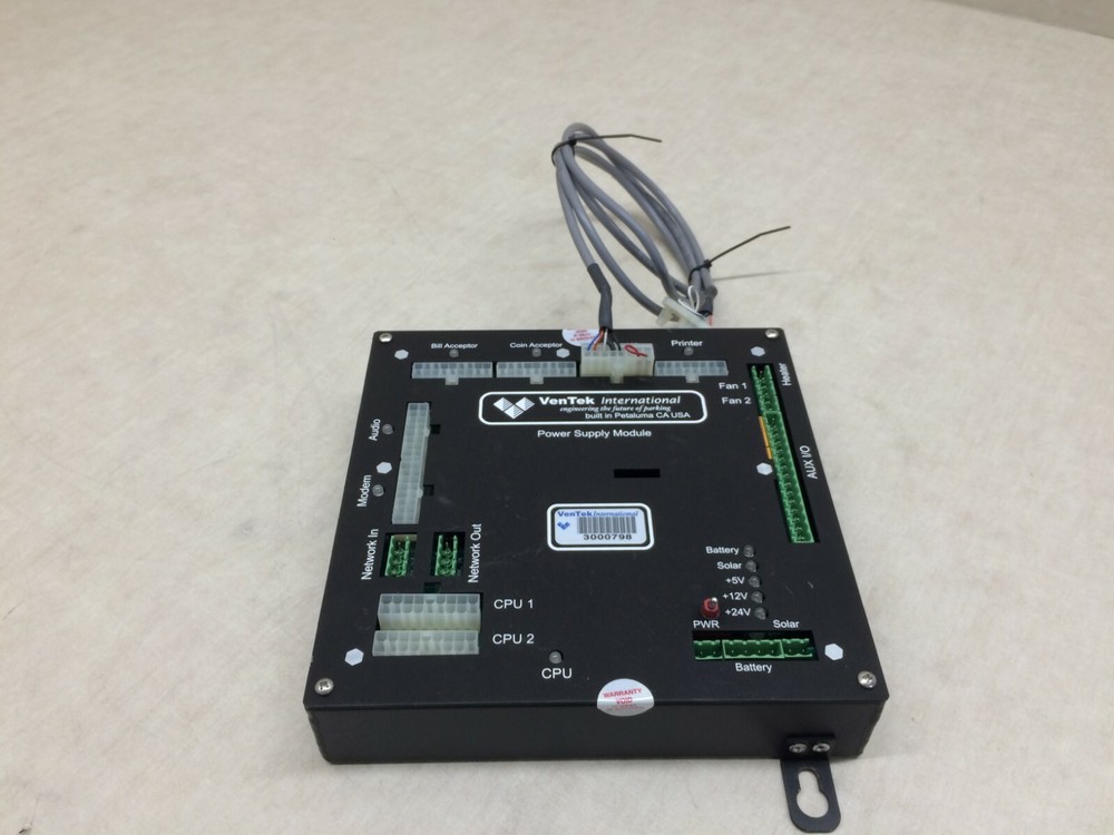 Ventek Power Supply Module From Automated Fee Machine 00-6517 Model 6 Wire