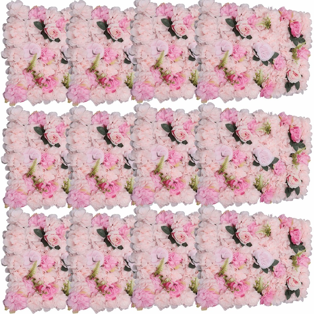 12pcs Wedding Venue Decorations Artificial Flower Wall Stage Background Decor