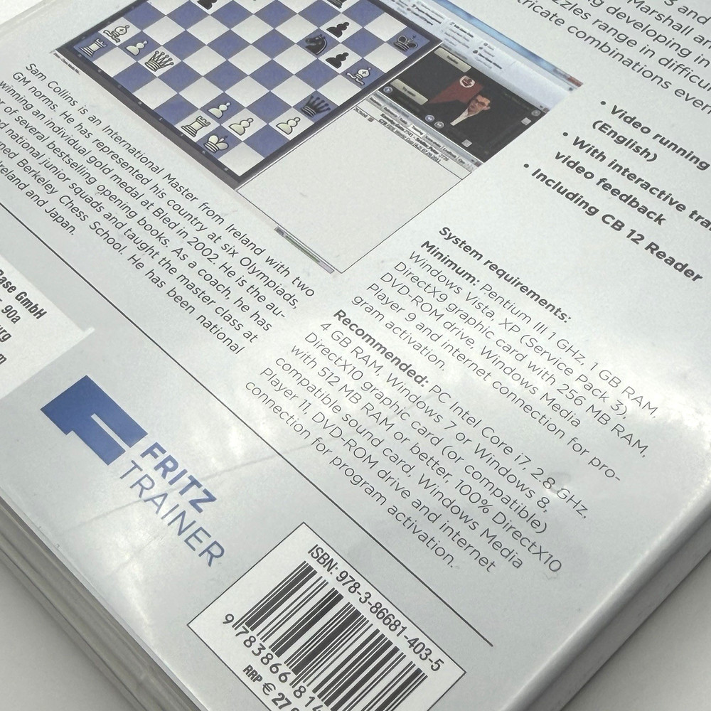 Fritz Trainer - Tactic Toolbox: Ruy Lopez/Spanish Opening - Sam Collins DVD-ROM