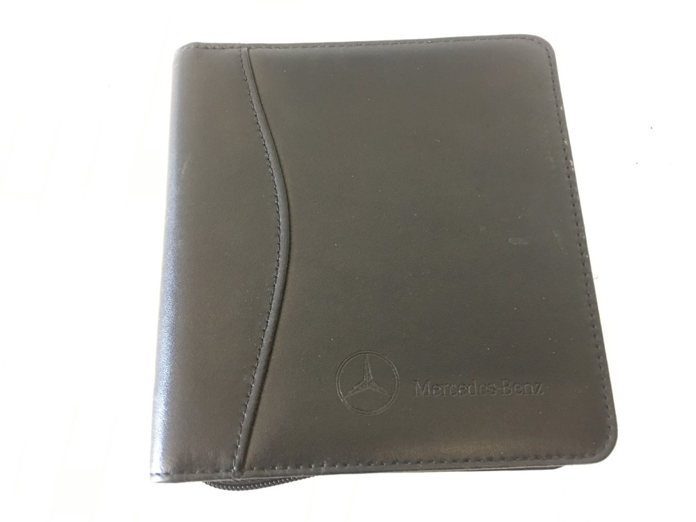 MERCEDES 20 DISC CD FOLDER MAGAZINE CD STORAGE ACCESSORY BOX W/NAVIGATION CD