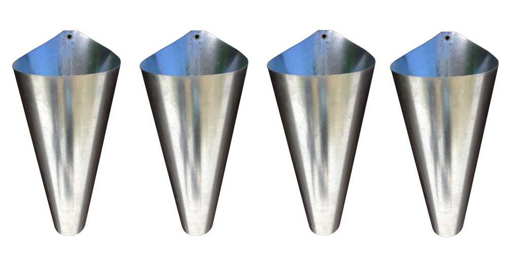 4 pack! MEDIUM Chicken Duck Poultry Killing  Restraining Cone Funnel