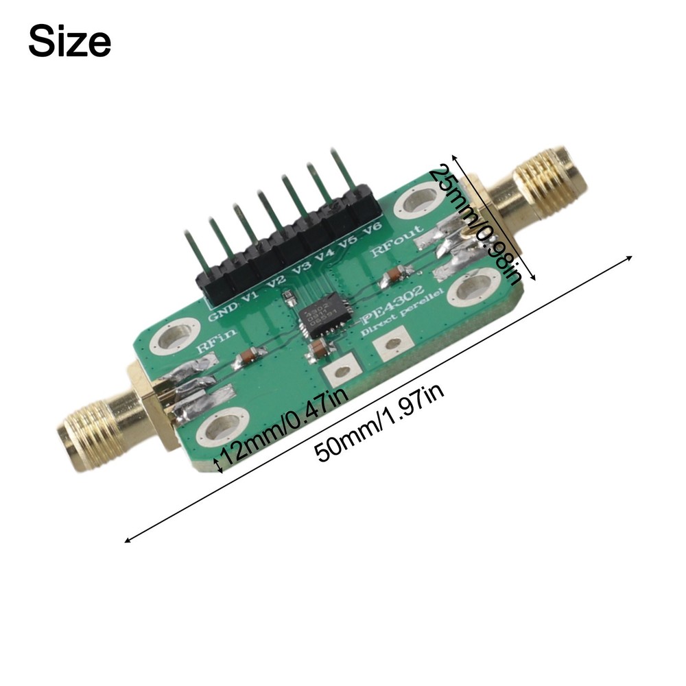 Programmable Gain Attenuator PE4302 Module Bandwidth from 1MHz to 4GHz