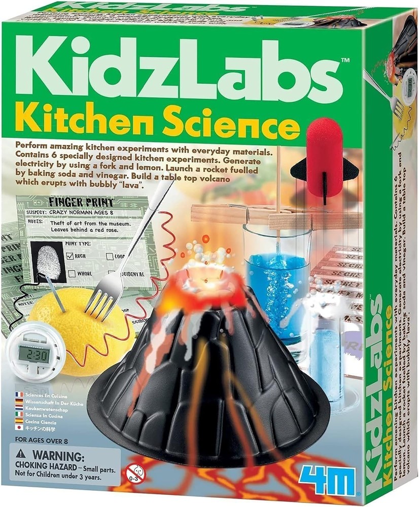 4M Kitchen Science Kit: DIY STEM Experiments for Kids Age 8+ - Fun Learning!