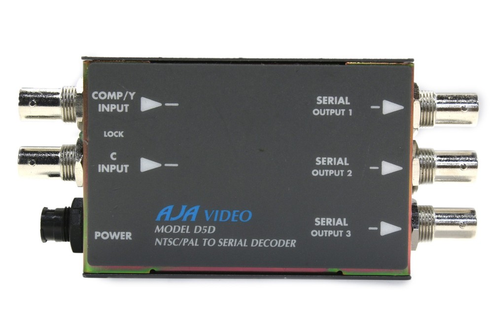 AJA Model D5D Video Converter NTSC/PAL to Serial Decoder Digital
