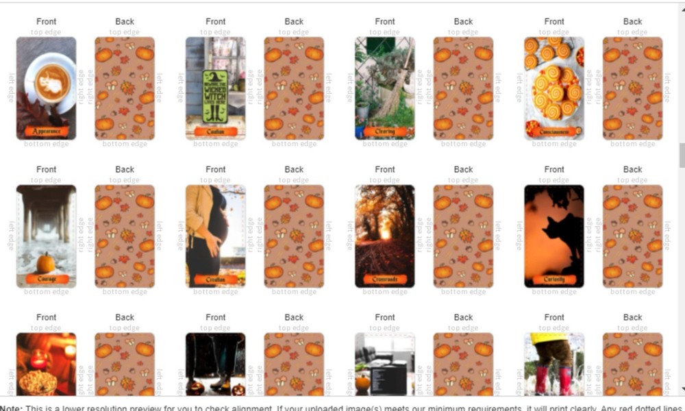 Autumn's Delight Oracle Deck | Light Work | Shadow Work | 53 Cards | NEW