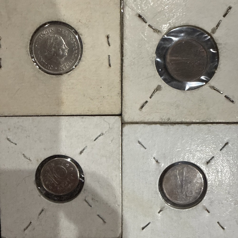 Lot Of 9 Foreign Coins - Netherlands