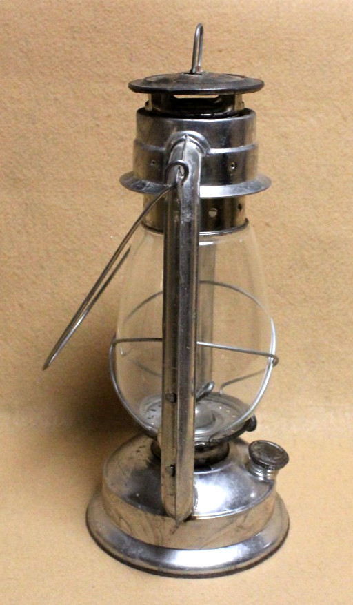 Vintage Lantern Aluminium Lightweight - German Style with handle