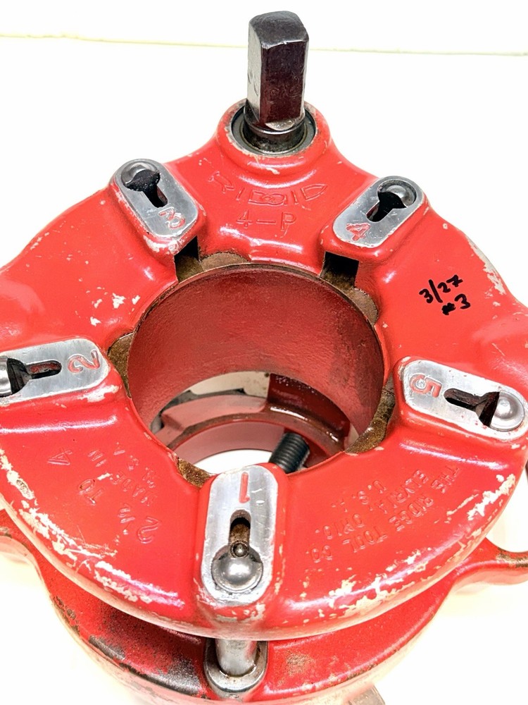 RIDGID 4P POWER THREADING/ GEARED PIPE THREADER 2-1/2" - 4" #3