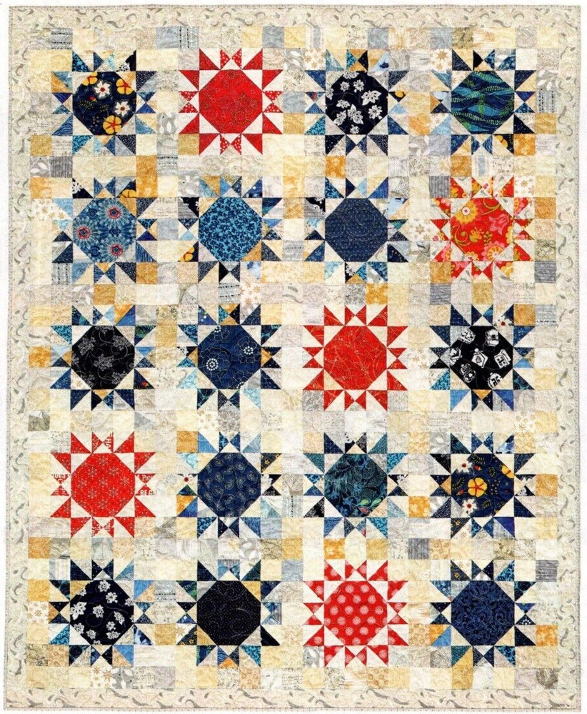 Summer Sparklers Quilt Pattern Pieced WS