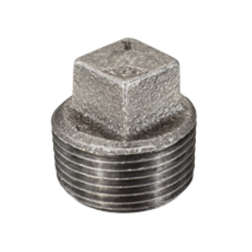 150# Black Malleable Square Head Plugs