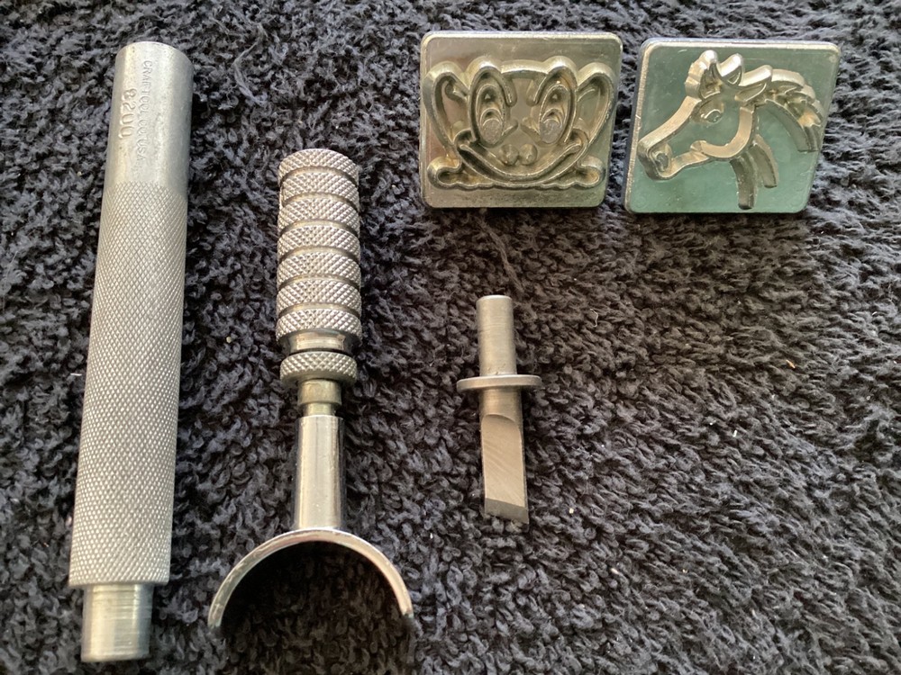 SEVERAL CRAFTOOL CO. LEATHER WORKING TOOLS & STAMPS