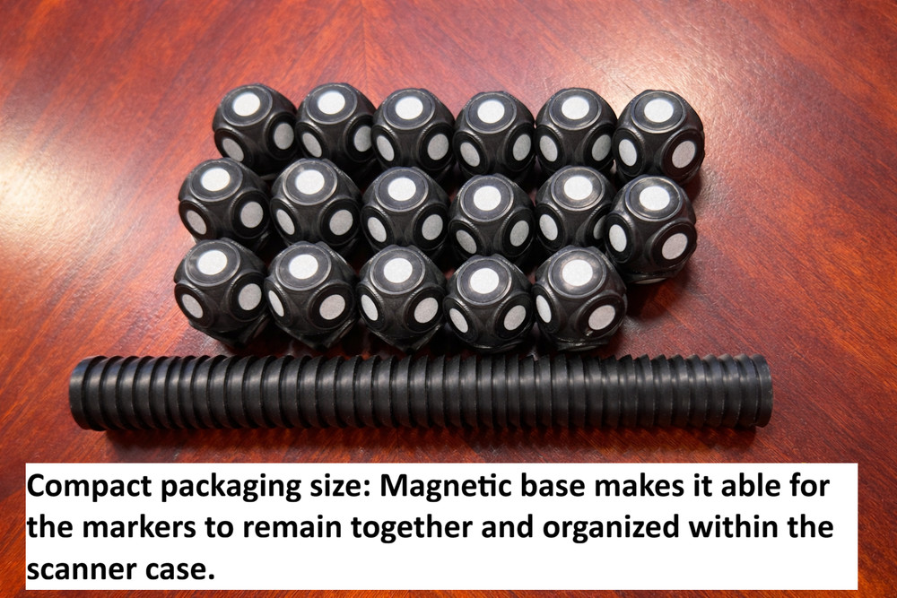 3D Scanner Marker - Magnetic Set 70pc (30 Dome + 40 Flat) 3D Scanning Tools
