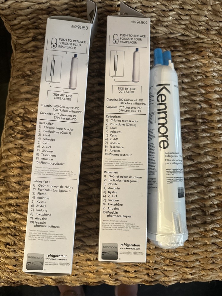 (3) Kenmore 460-9083 Replacement Refrigerator Water Filters