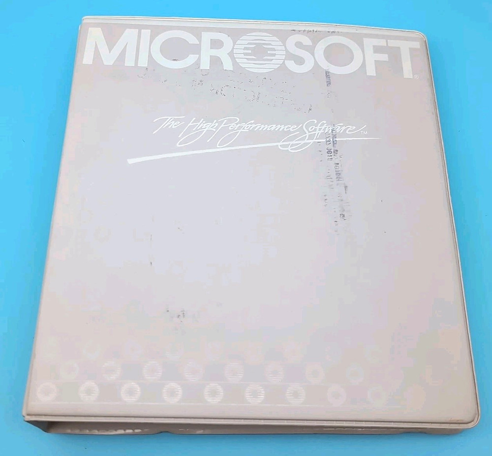 Microsoft GW-BASIC User's Guide and User's Reference Manual in Binder 1986
