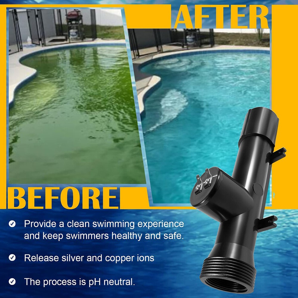 For Power Ionizer System Swimming Pool Ionizer Replacement Chamber 4CH4002-R