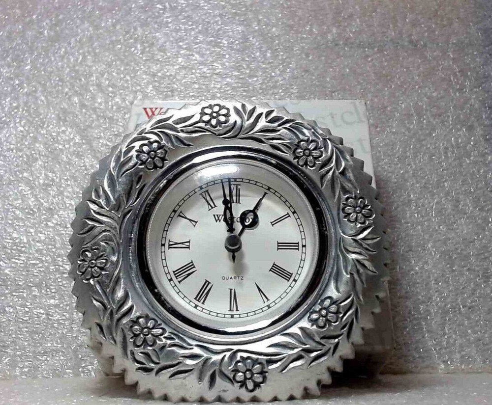 Westclox Decorative table clock hand painted Quartz box instructions